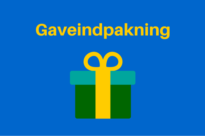 Julegaveindpakning