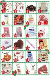 Pakkekalender til hende blandet