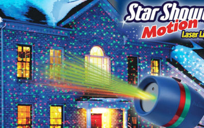Star Shower Motion laserlys til jul