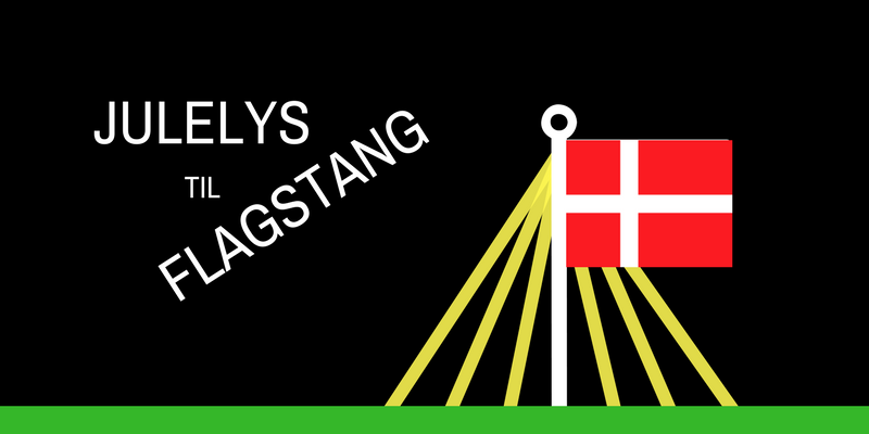 Gensidig afslappet Umeki Julelyskæde til flagstang → 5 elegante lyskæder til flagstænger fra 7-11m.
